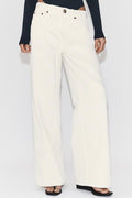 JEANS TRF WIDE LEG TIRO MEDIO