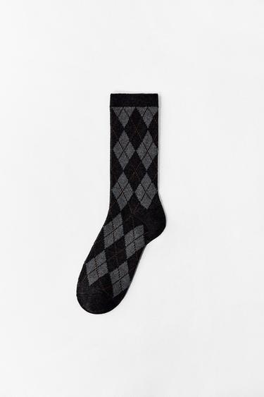 CALCETINES ALGODÓN ROMBOS