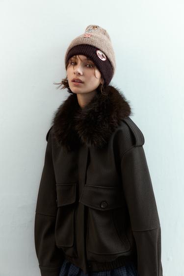 GORRO BEANIE PUNTO PARCHES