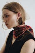 PAÑUELO REVERSIBLE VISCOSA 100% ESTAMPADO RAYAS