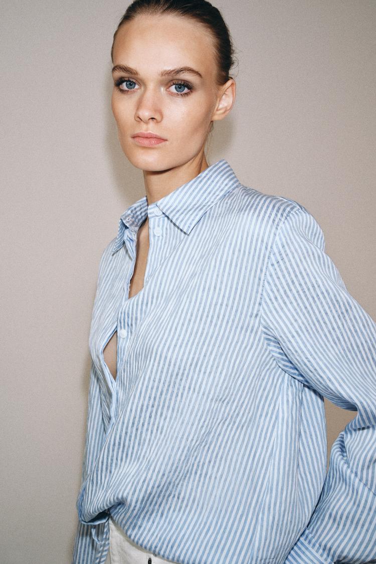 CAMISA RAYAS LAZADAS ZW COLLECTION