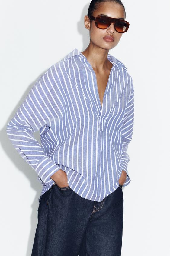 CAMISA RAYAS LAZOS