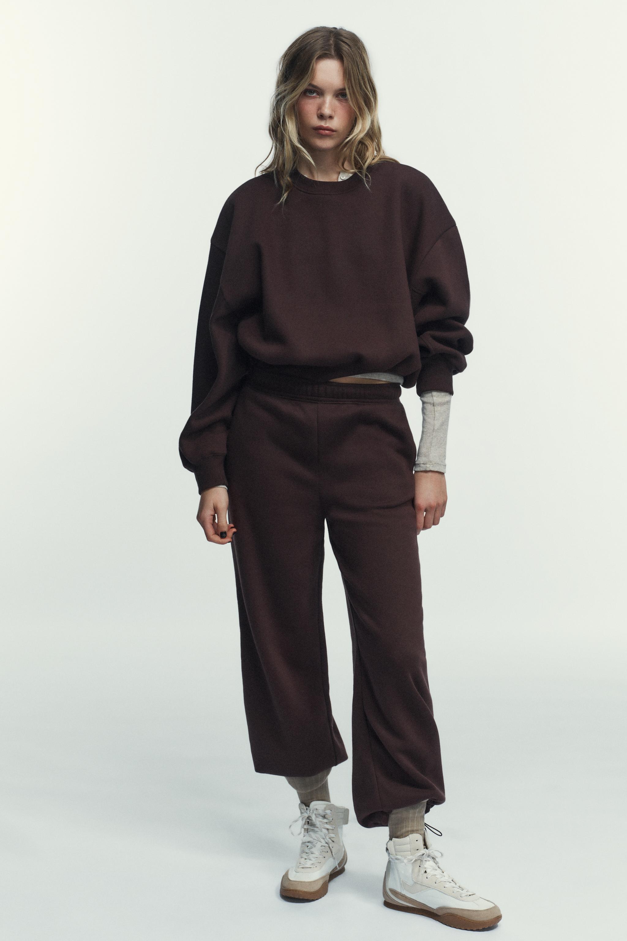 PANTALÓN FELPA BÁSICO RECTO BAJO AJUSTABLE