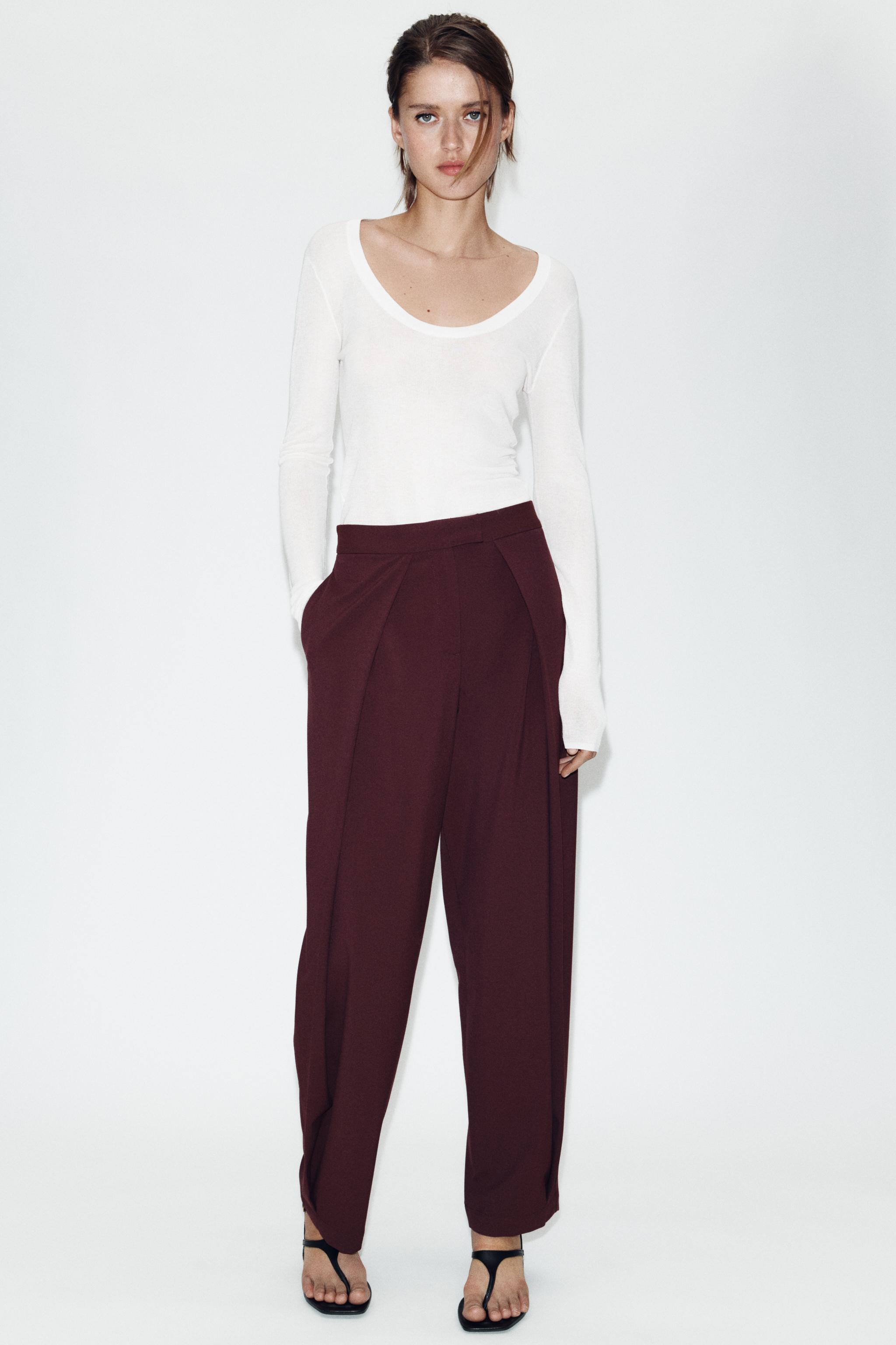 PANTALÓN BARREL PLIEGUES
