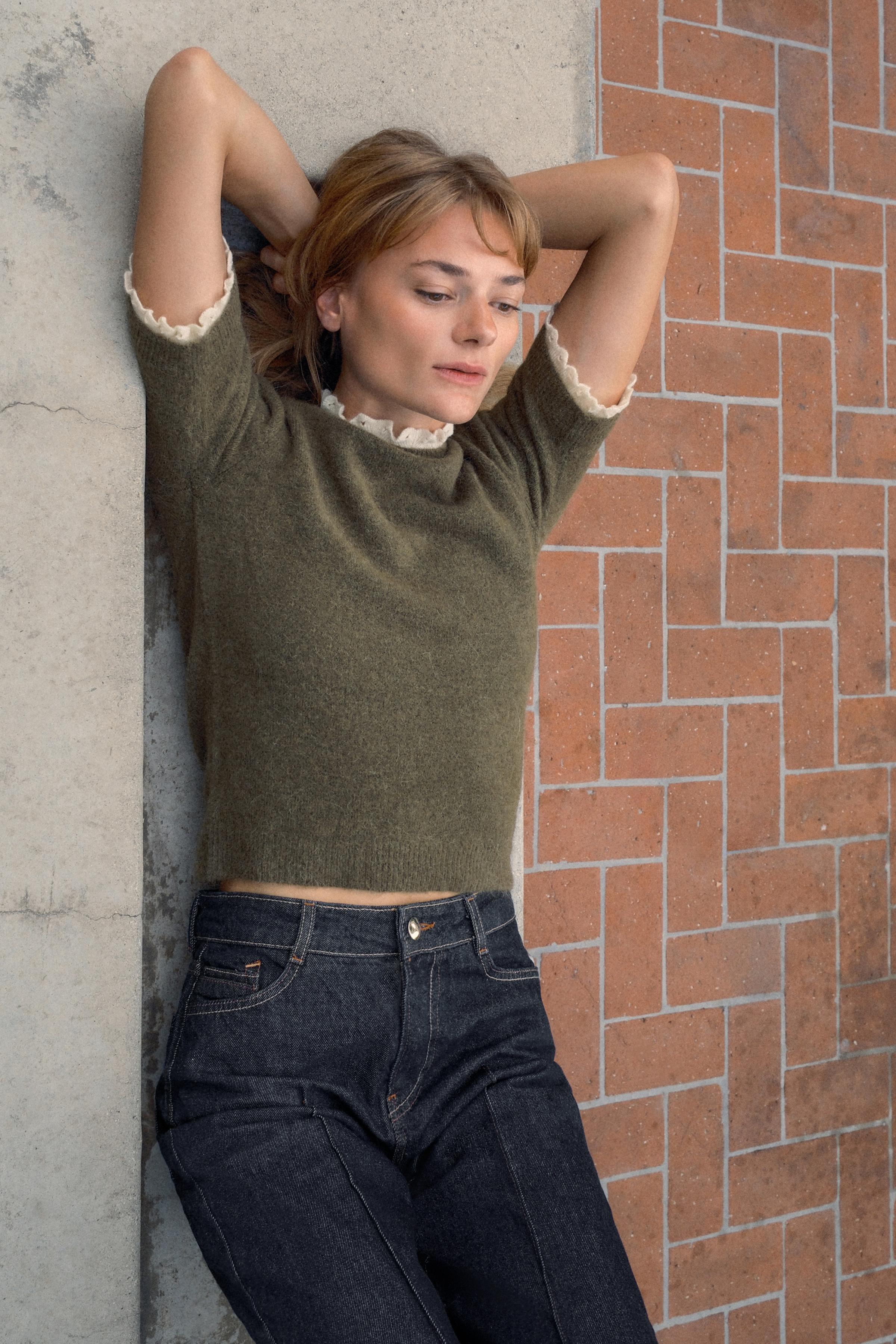 JERSEY CON LANA Y ALPACA COMBINADO POINTELLE