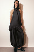 TOP HALTER SATINADO