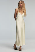 VESTIDO MIDI SATINADO TIRANTES
